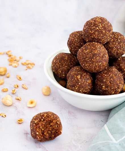 Bolitas Energéticas de Avellana y Cacao
