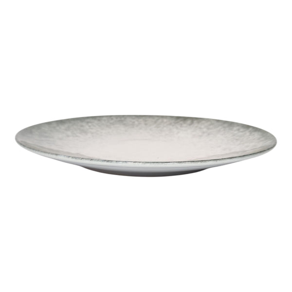 PLATO BAJO RUSTICO PLATA 25 CM TRAMONTINA