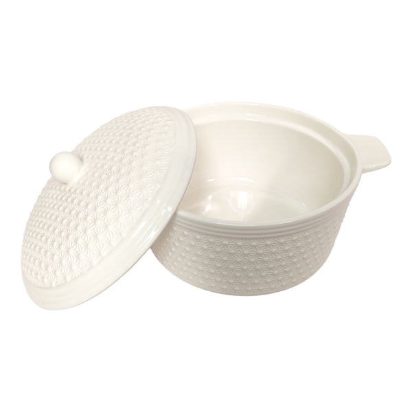 OLLA PORCELANA BLANCA 30X24X20 MULTIMENAJE