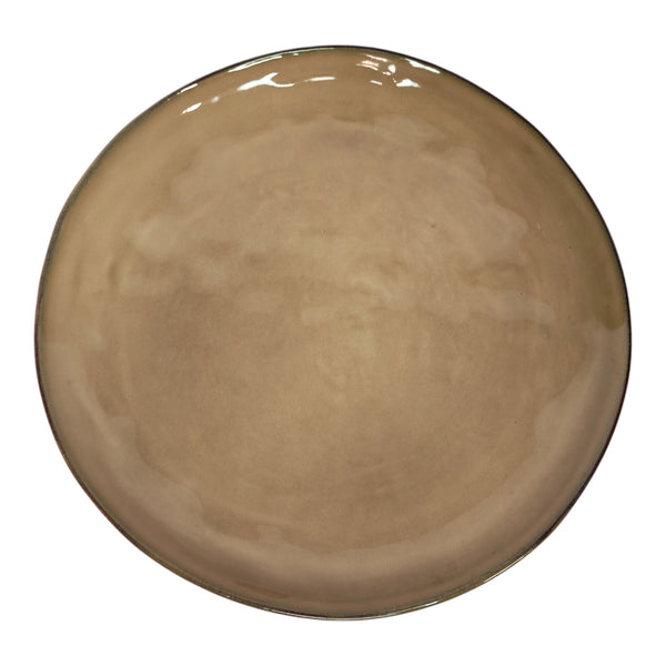 PLATO BASE CERAMICA BEIGE 27,3CM MULTIMENAJE