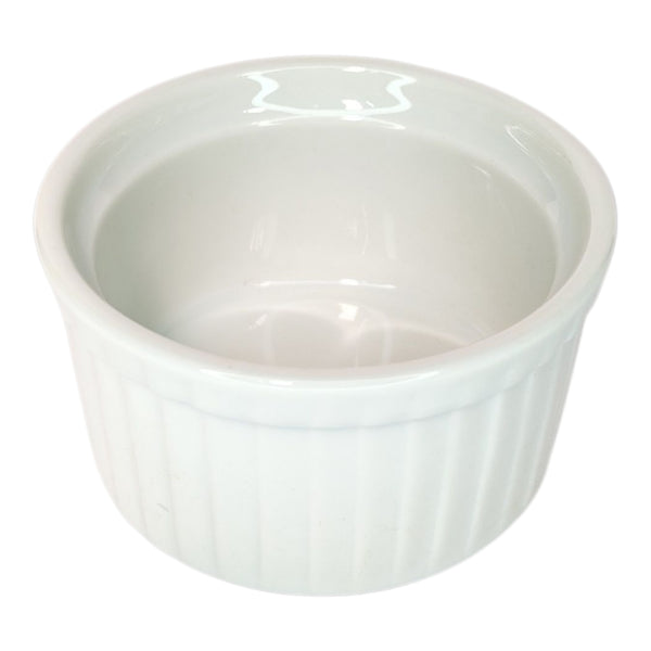 POCILLO SOUFLE PORCELANA BLANCA 6,5 CM MULTIMENAJE