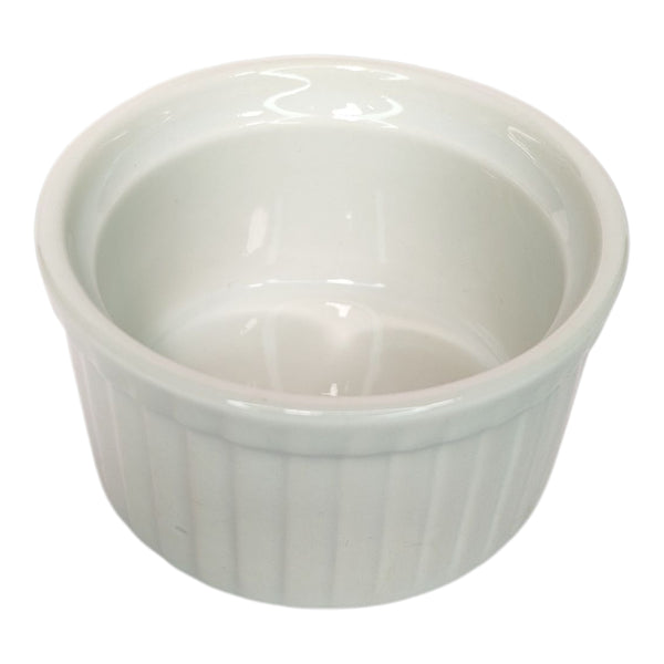 POCILLO SOUFLE PORCELANA BLANCA 6,5 CM MULTIMENAJE