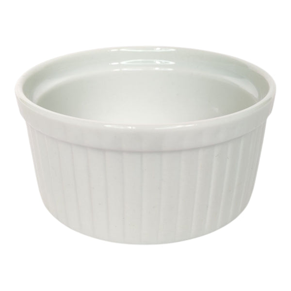 POCILLO SOUFLE PORCELANA BLANCA 9 CM MULTIMENAJE