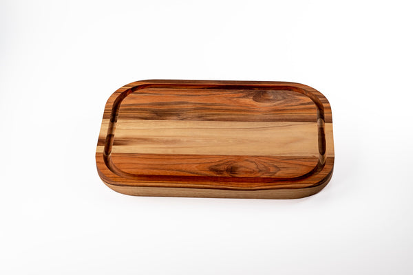 TABLA CHURRASCO PREMIUM MADERA TECA STOLF 40X28X2,4 CM