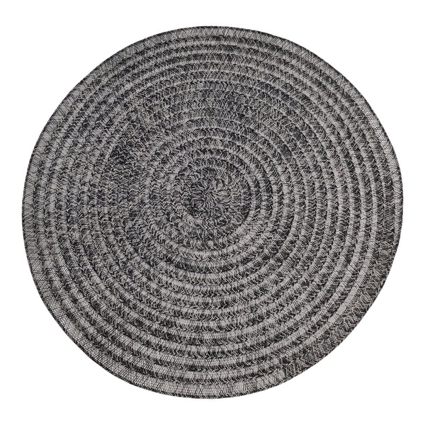 INDIVIDUAL REDONDO GRIS 38CM MULTIMENAJE