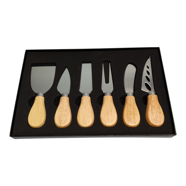 CUCHILLOS PARA QUESO 6 PIEZAS MULTIMENAJE