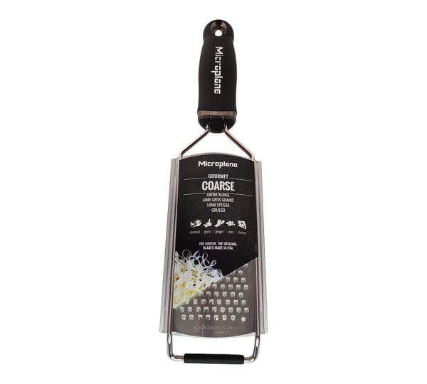 RALLADOR GRUESO QUESO VERDURAS NEGRO GOURMET MICROPLANE