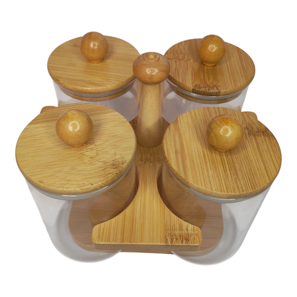 ESPECIERO CON BASE 4 PZAS. MULTIMENAJE