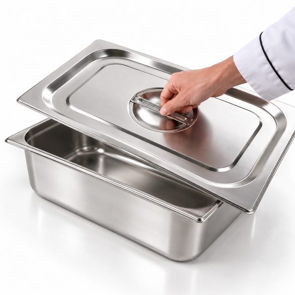 Tapa para Contenedor Gastronorm GN 1/1 Acero Inoxidable 53x32,5 cm Multimenaje