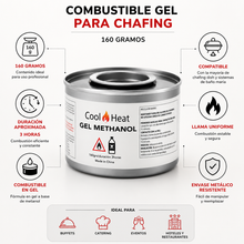 Combustible Gel Para Chafing 160 Gramos Multimenaje