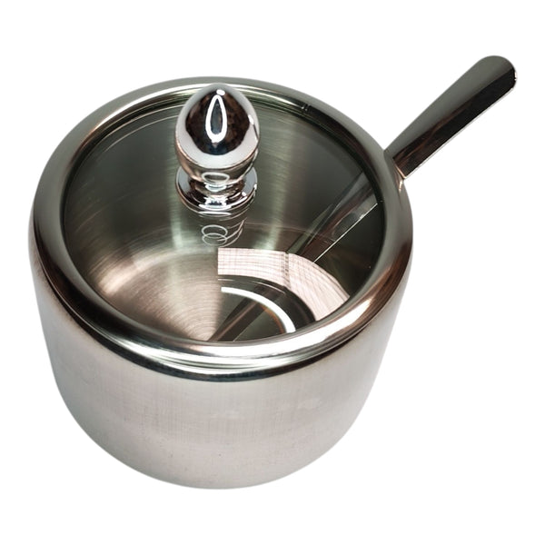 AZUCARERO INOX. CON CUCHARA 8CM MULTIMENAJE