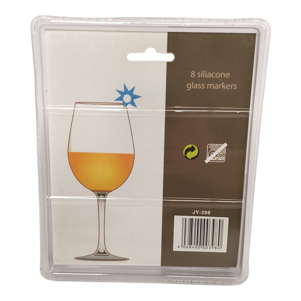 MARCADORES DE COPAS Y VASOS MULTIMENAJE 8 PZAS. 4068400003980