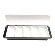 DISPENSADOR CONDIMENTOS BAR 5 DIVISIONES MULTIMENAJE