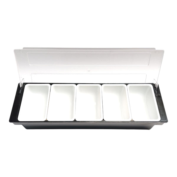 DISPENSADOR CONDIMENTOS BAR 5 DIVISIONES MULTIMENAJE