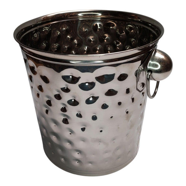 BALDE HIELO INOX. MARTILLADO 20,5X21,5CM MULTIMENAJE