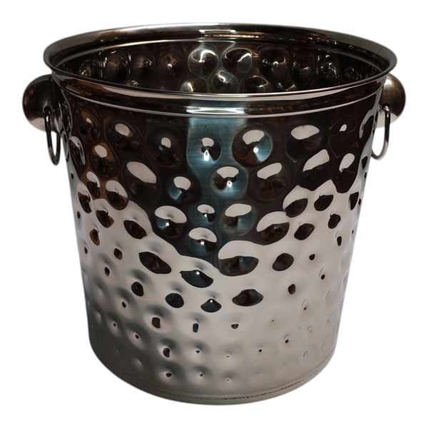 BALDE HIELO INOX. MARTILLADO 25X21,5CM MULTIMENAJE