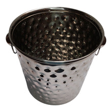 BALDE HIELO INOX. MARTILLADO 25X21,5CM MULTIMENAJE