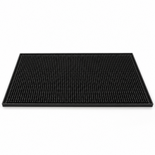 Goma de Bar Antideslizante Negra 45x30 cm Jiwins