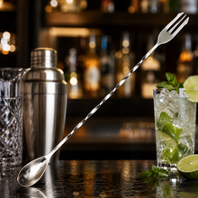 Cuchara Bar Con Tenedor Acero Inoxidable 32Cm Multimenaje