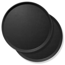 Bandeja Garzón Antideslizante Redonda Negra 45cm - Multimenaje
