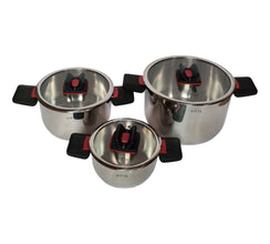 BATERIA INOX. 6 PIEZAS VITTA