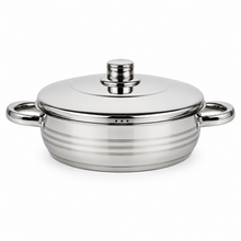 Olla Baja Arrocera Acero Inoxidable 26 cm 3,3L 0,6 mm - Vitta