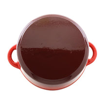 CACEROLA HIERRO FUNDIDO ESMALTADA ROJA MULTIMENAJE