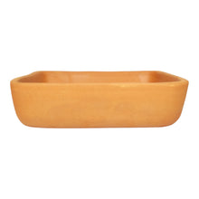 PLATO RECTANGULAR ARCILLA NATURAL 16,5X12X4,5 VIAPOT