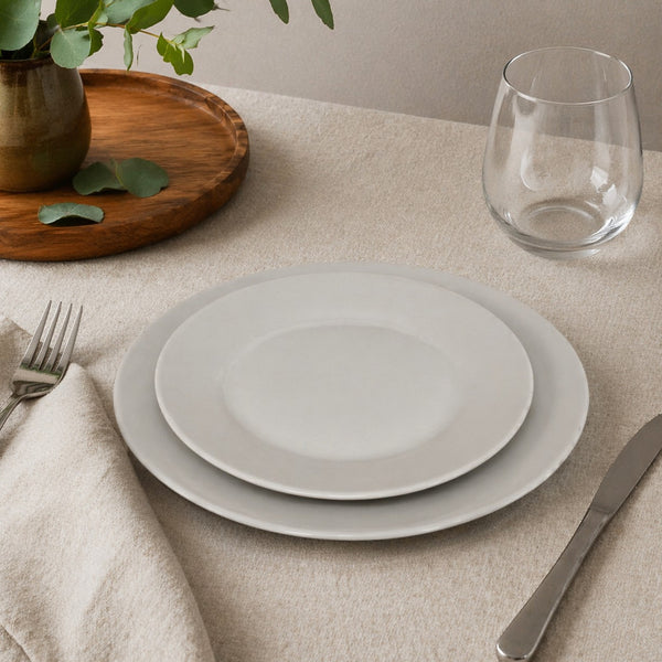 Plato Principal Porcelana Blanca 22,5cm Condor