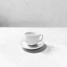 Taza Te Con Platillo Porcelana Blanca 250cc Condor