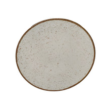 PLATO BASE PORCELANA 25 CM RUSTICO MARRON TRAMONTINA