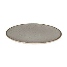 PLATO BASE PORCELANA 25 CM RUSTICO MARRON TRAMONTINA