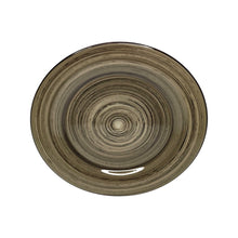 PLATO PRINCIPAL PORCELANA CAFE GRISACEO 23CM MULTIMENAJE