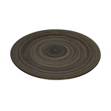 PLATO BASE PORCELANA CAFE GRISACEO 28CM MULTIMENAJE