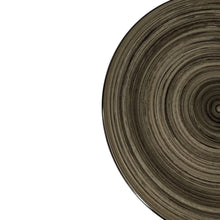 PLATO BASE PORCELANA CAFE GRISACEO 28CM MULTIMENAJE