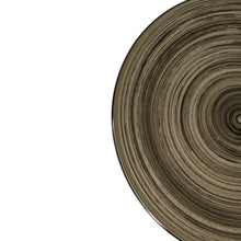 PLATO BASE PORCELANA CAFE GRISACEO 28CM MULTIMENAJE