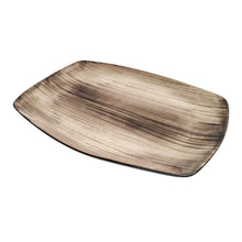 PLATO RECT. PORCELANA CAFE GRISACEO 35X24,2CM MULTIMENAJE