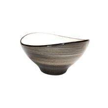 ENSALADERA OVAL PORCELANA CAFE GRISACEO 23,5X22X11,8CM MULTIMENAJE