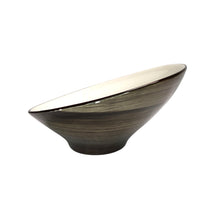 ENSALADERA CONICA PORCELANA CAFE GRISACEO 23X22,5X12CM MULTIMENAJE