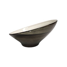 ENSALADERA CONICA PORCELANA CAFE GRISACEO 23X22,5X12CM MULTIMENAJE