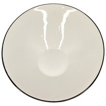 ENSALADERA CONICA PORCELANA CAFE GRISACEO 26X25,5X11CM MULTIMENAJE