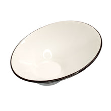 ENSALADERA CONICA PORCELANA CAFE GRISACEO 26X25,5X11CM MULTIMENAJE