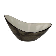ENSALDERA OVAL PORCELANA CAFE GRISACEO 25,5X16X13CM MULTIMENAJE