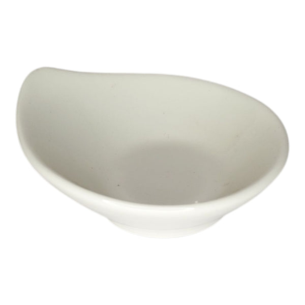 POCILLO SALSAS GOTA PORCELANA BLANCA 8,4X11CM MULTIMENAJE