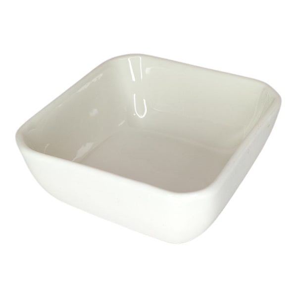POCILLO SALSAS CUADRADO PORCELANA BLANCA 7,5X3,8CM MULTIMENAJE