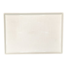 BANDEJA RECT. PORDELANA BLANCA 35,5X25X2,3CM MULTIMENAJE