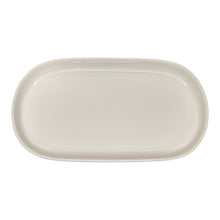 FUENTE OVAL PORCELANA BLANCA 30,8X27X3CM MULTIMENAJE