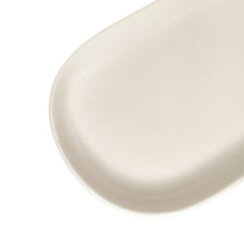 FUENTE OVAL PORCELANA BLANCA 30,8X27X3CM MULTIMENAJE
