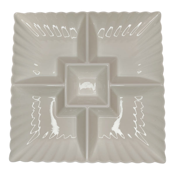 PLATO PICOTEO PORCELANA BLANCA 31X4CM MULTIMENAJE
