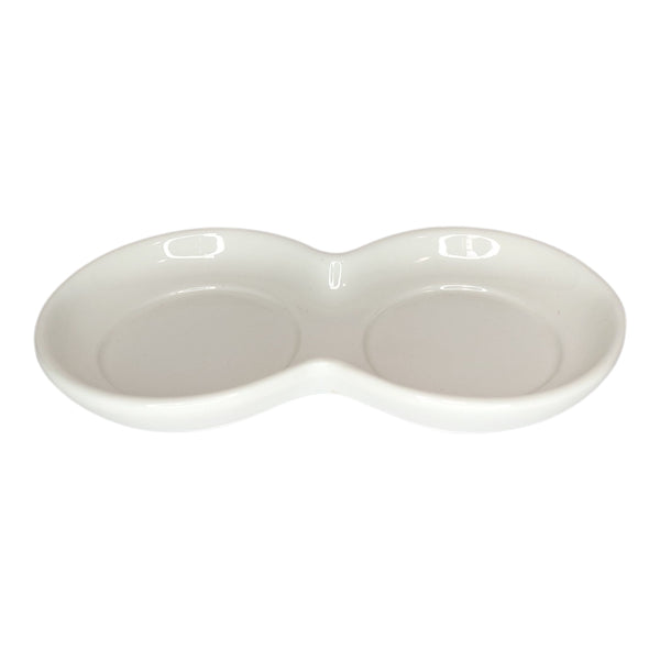 BANDEJA PRESENTACION PORCELANA BLANCA 18,5X9,9X2,4CM MULTIMENAJE